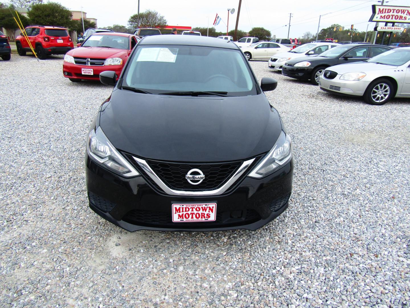 2018 Black Nissan Sentra S CVT (3N1AB7AP7JY) with an 1.8L L4 SFI DOHC 16V engine, Automatic transmission, located at 15016 S Hwy 231, Midland City, AL, 36350, (334) 983-3001, 31.306210, -85.495277 - Photo#1